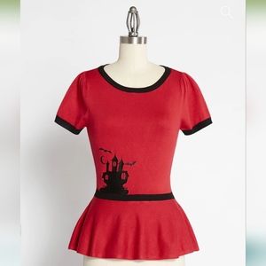 ModCloth x Collectif If You've Got It Haunt It Knit Top